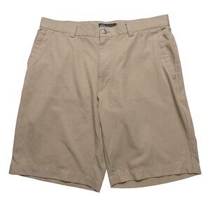 Callaway Chino Shorts Mens Size 34x10" Beige Golf Optimum Performance